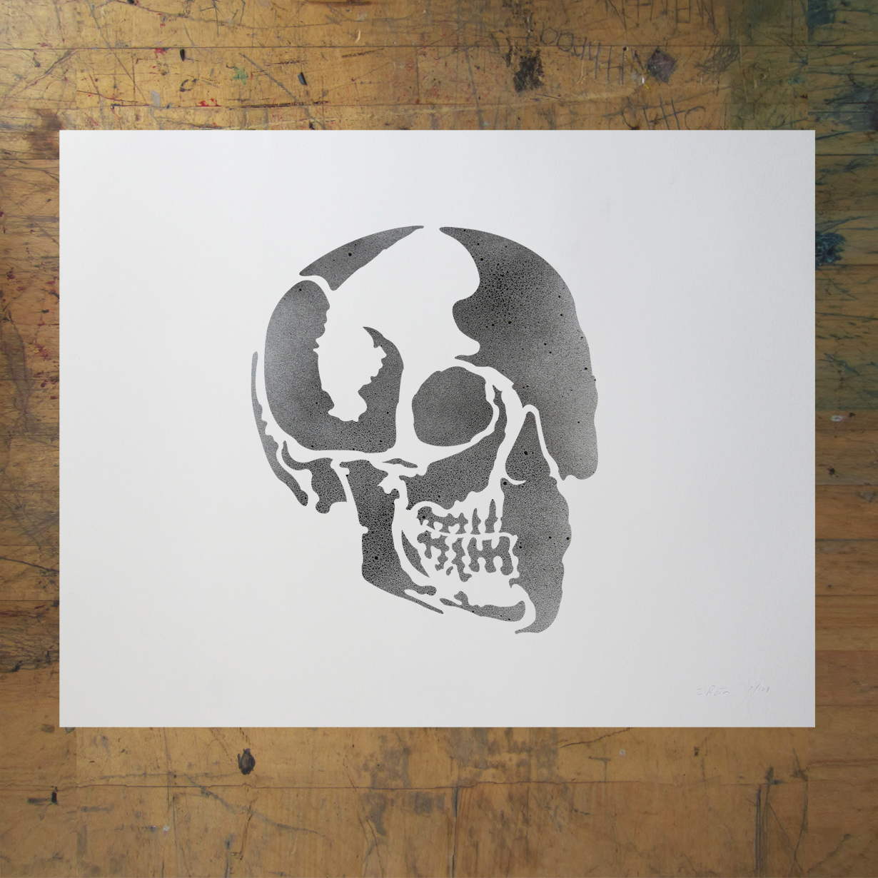 cool skull stencils