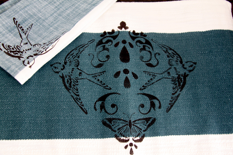 West Elm Placemats and Napkins Stencil 1