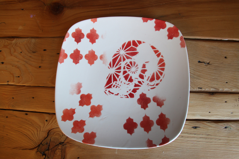 Stenciling Ceramics Stencil 1