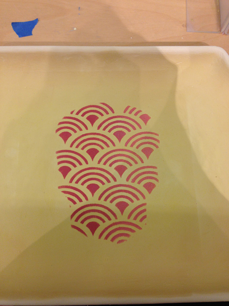 Stenciling Ceramics Stencil 1