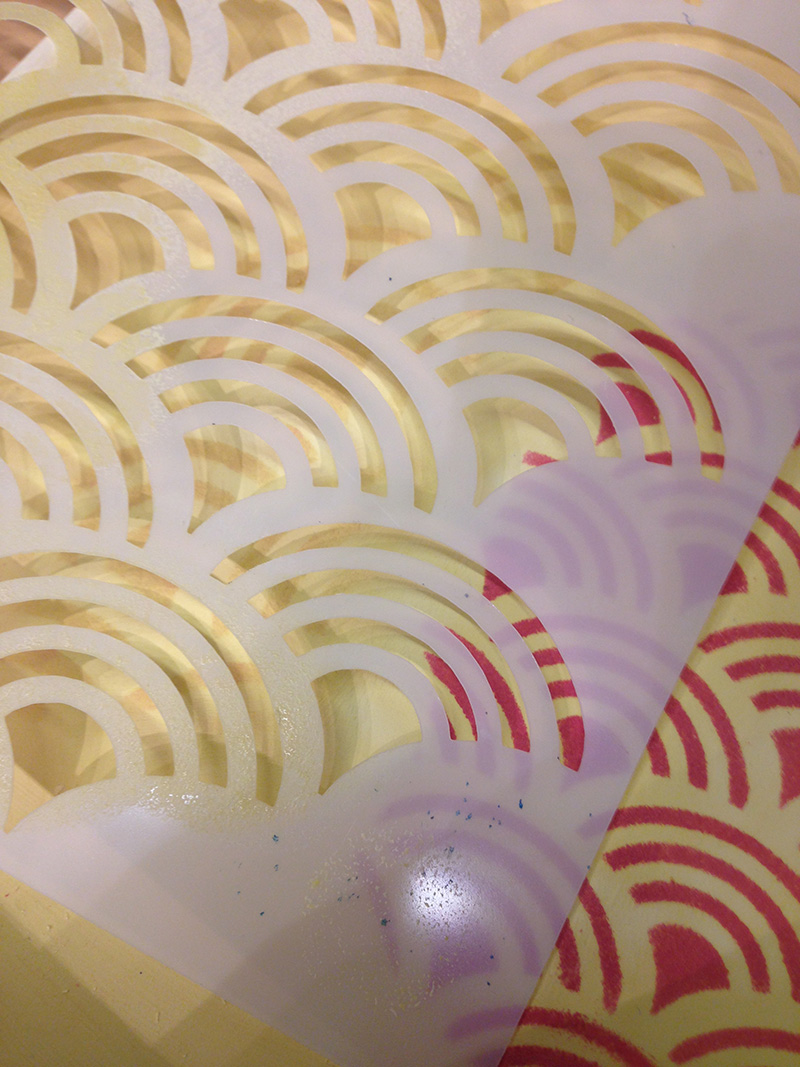 Stenciling Ceramics Stencil 1