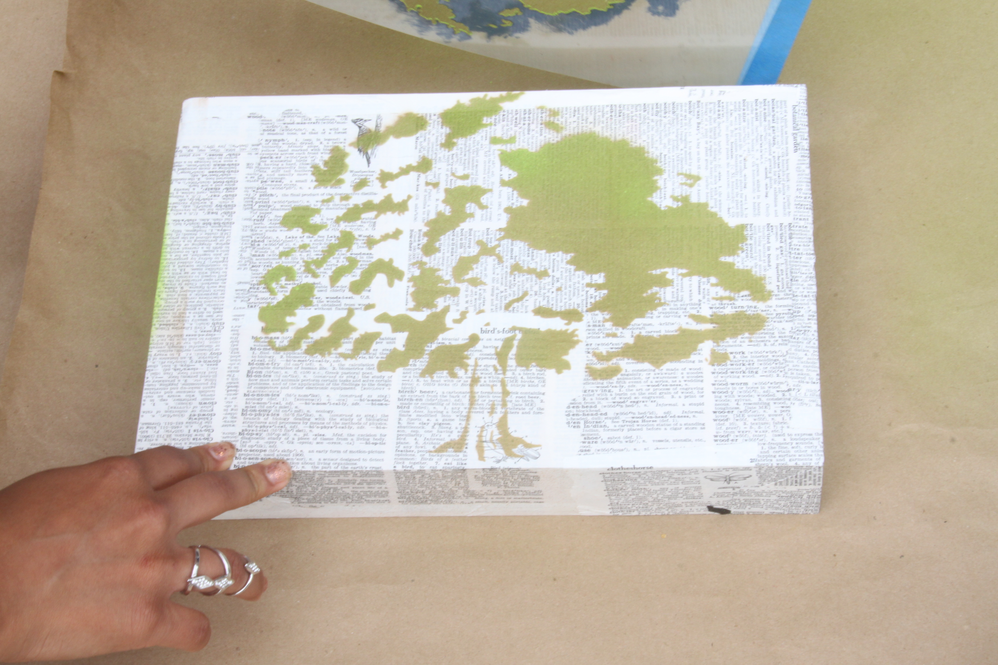 Decoupage Art Block Stencil 1