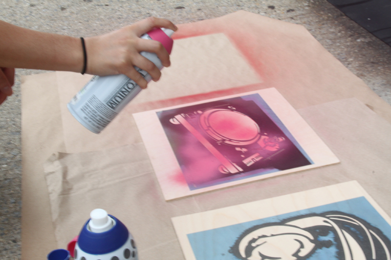 Spray Paint Art Stencils