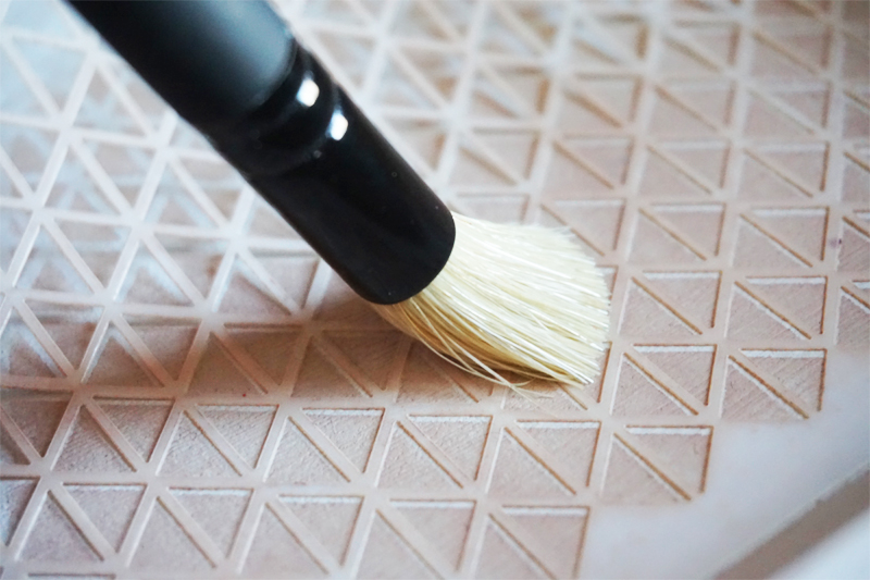 Rustic Wooden Trays Stencil 1