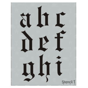 Old English Font Letter Stencils - Image 22