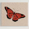 2 layer butterfly stenciled canvas