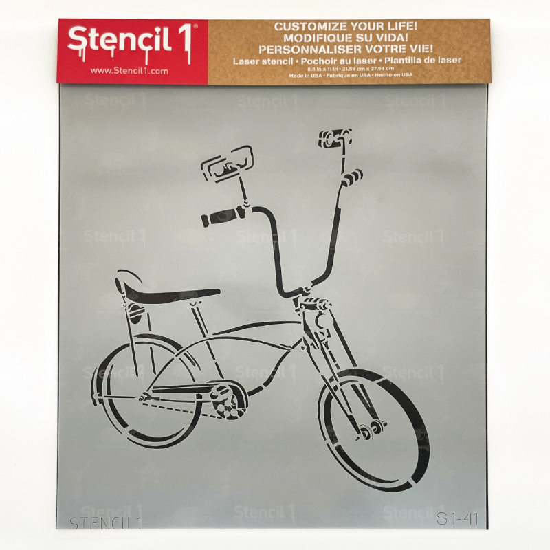 Bicycle Stencil (8.5"x11") - Image 3
