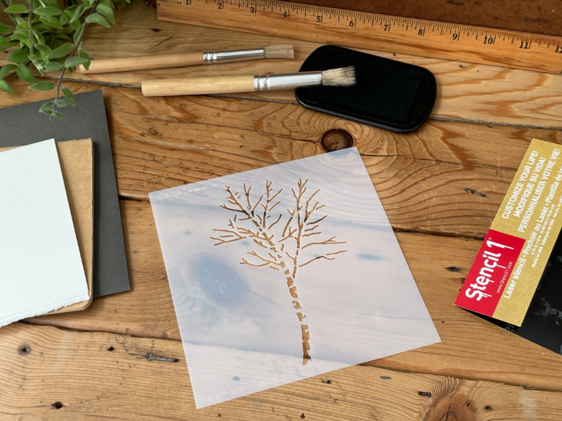 Tree Stencil 4-Pack