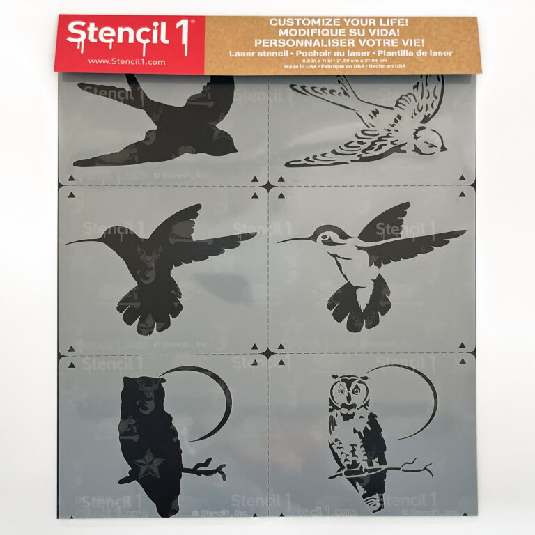 Birds Stencil 3-Ppack, Two-Layers - Image 3