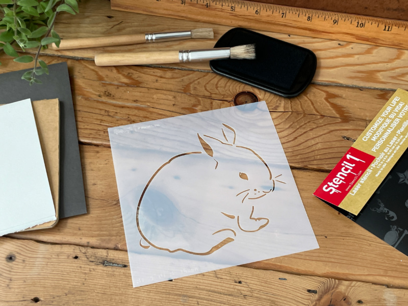 Bunny Stencil- Two Layers - Image 5