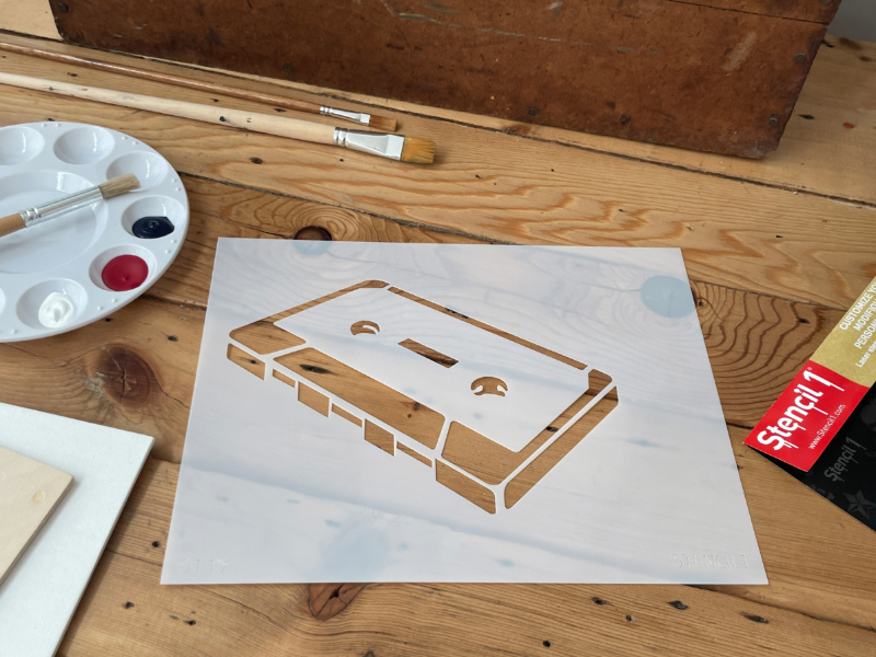 Cassette Stencil (8.5"x11") - Image 5