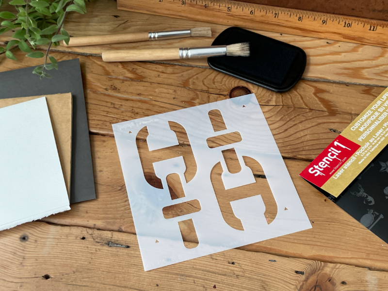 Nautical Chains Stencil – Small (5.75"x6") - Image 3