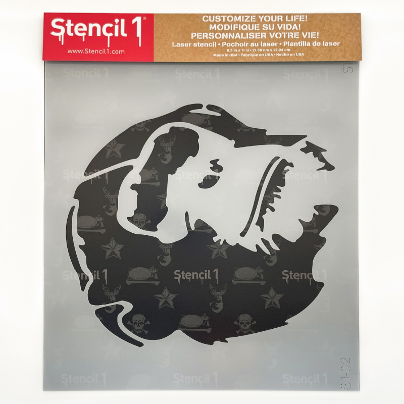 Chimp Stencil (8.5"x11") - Image 3