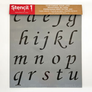 Corsiva Font Letters Numbers Stencils - Image 10