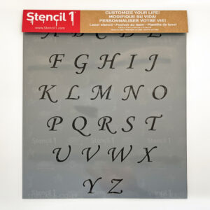 Corsiva Font Letters Numbers Stencils - Image 7