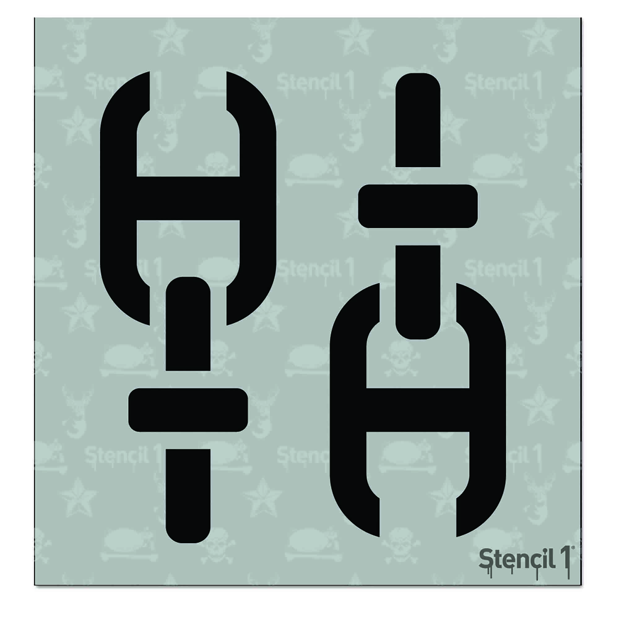 Nautical Chains Stencil – Small (5.75"x6")