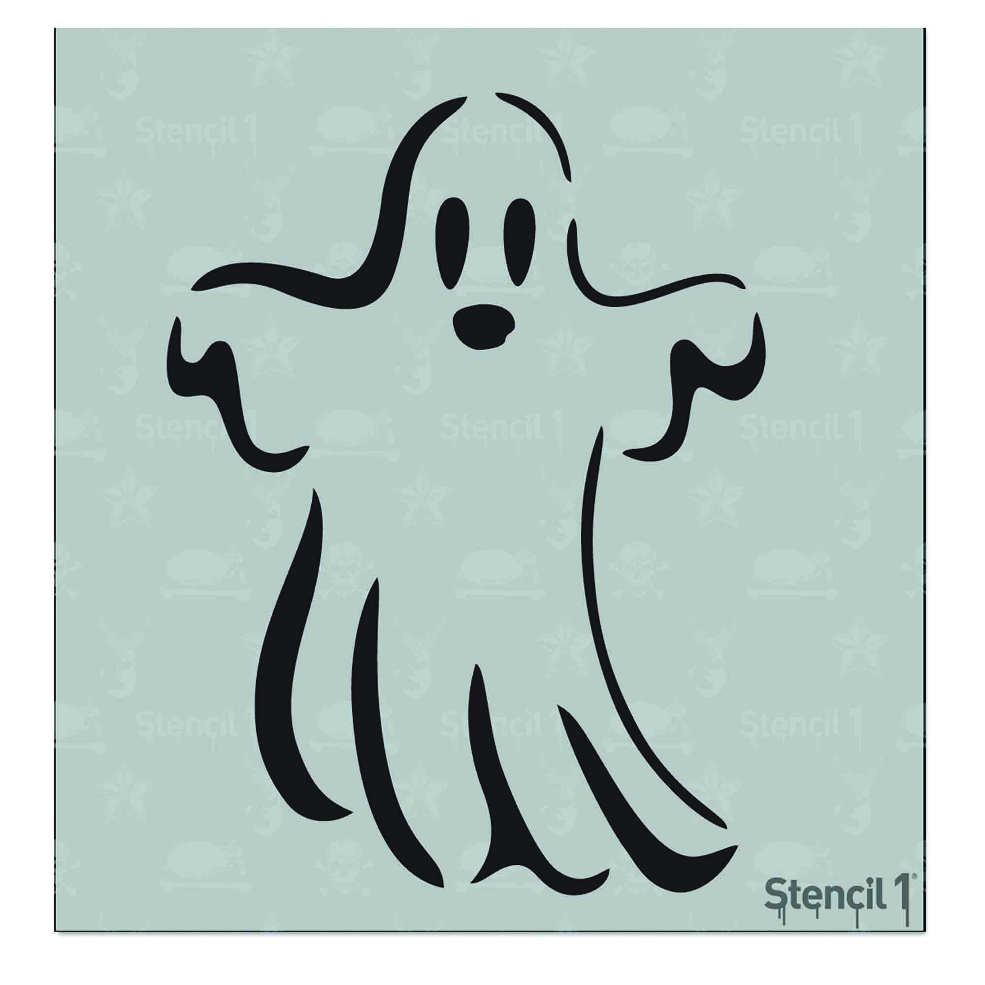 Ghost Stencil (8.5″x11″) | Stencil 1