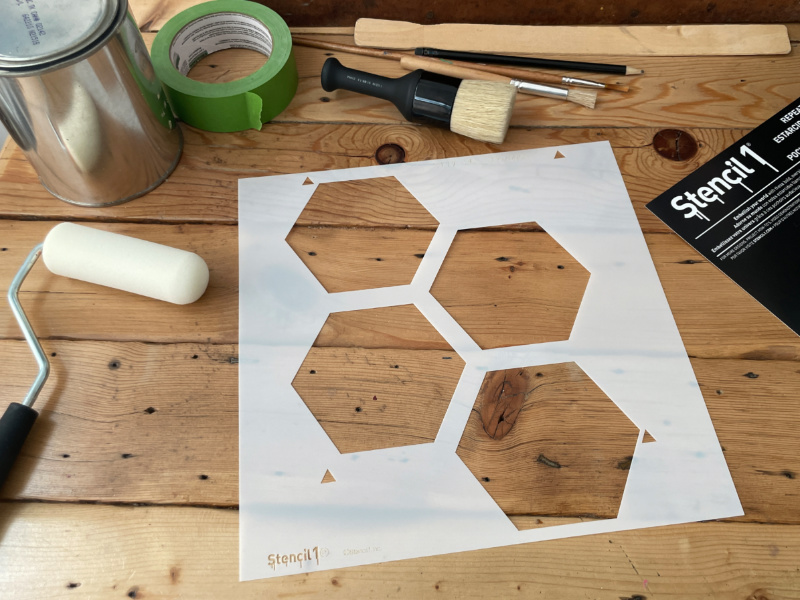 Hexagon Repeat Wall Pattern (11"x11") - Image 6