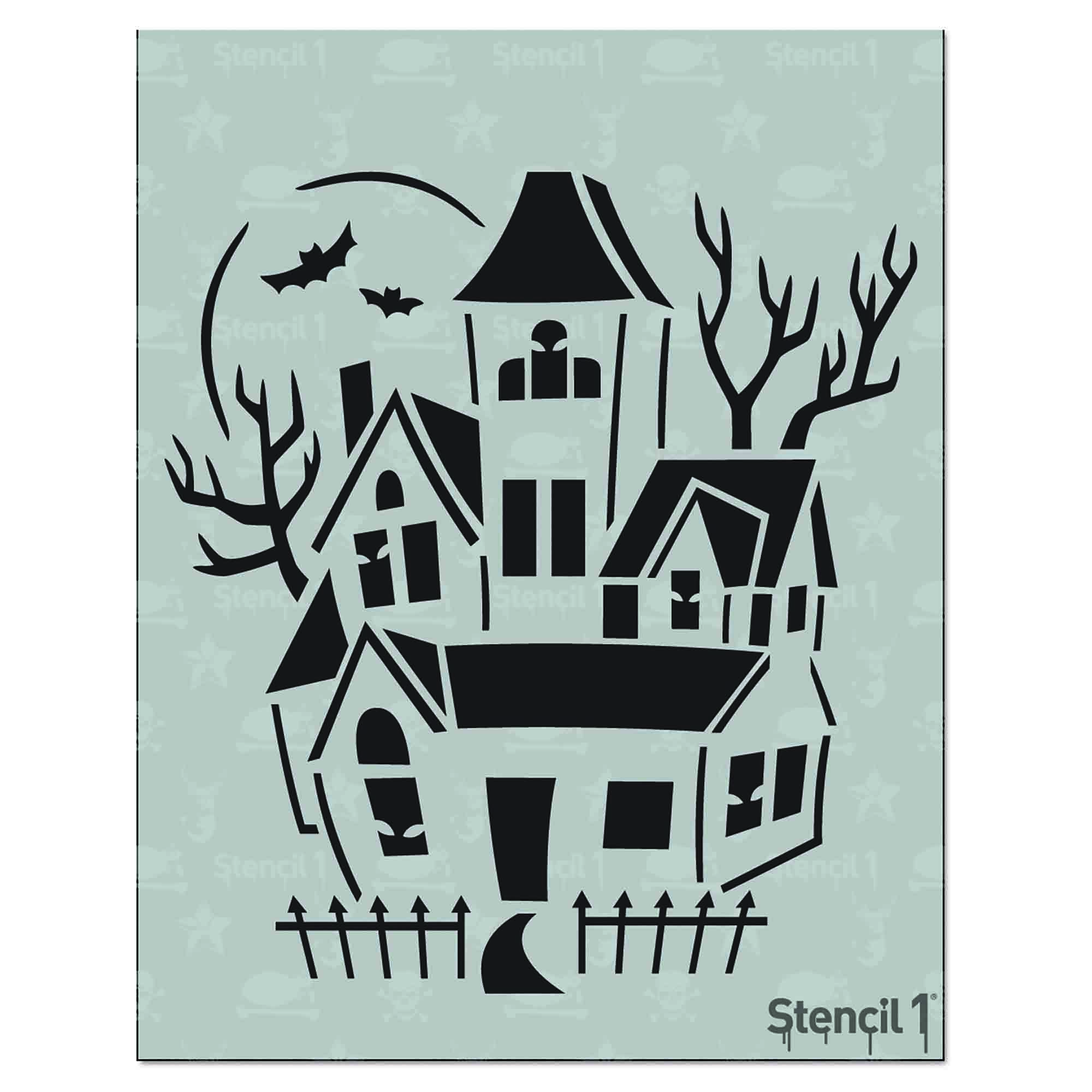 printable-3d-haunted-house-template