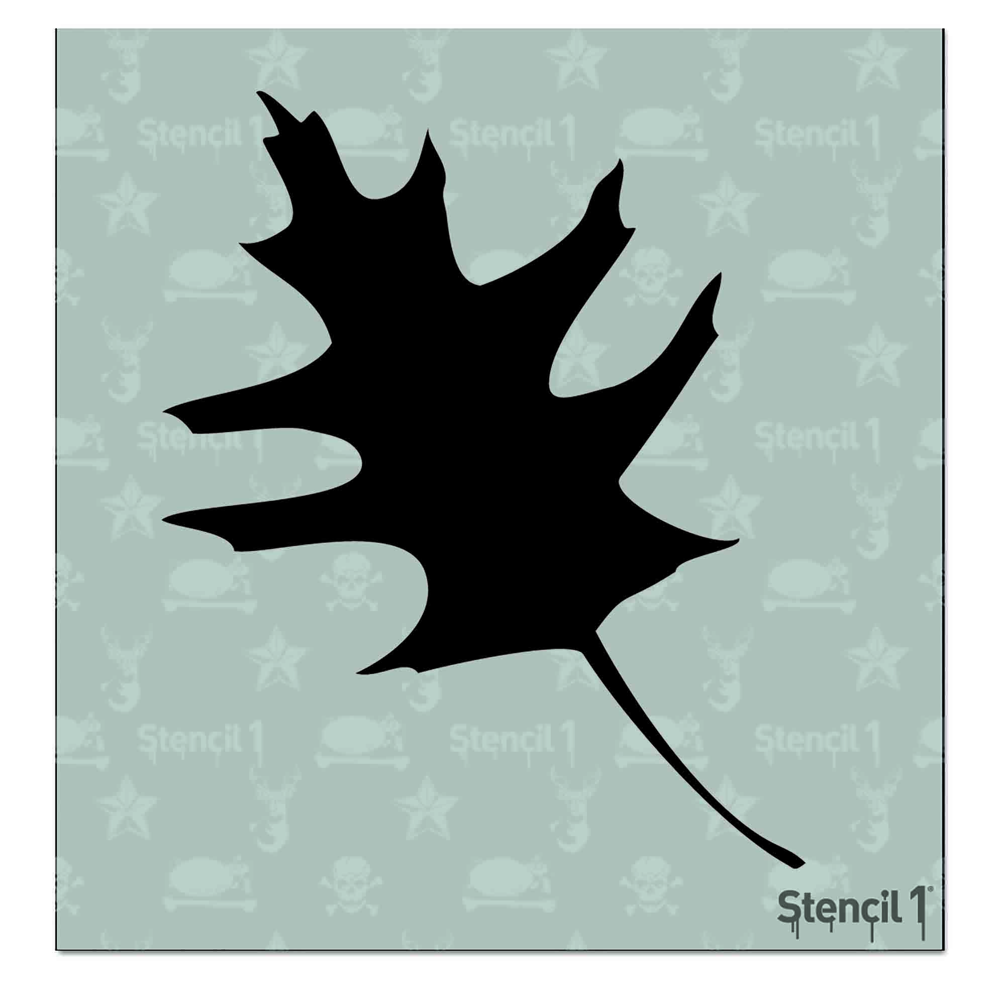 Leaf Silhouette 4 Stencil -Small (5.75"x6")