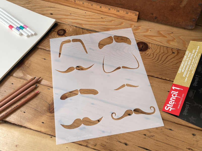 Moustaches Stencil 8-Pack - Image 4