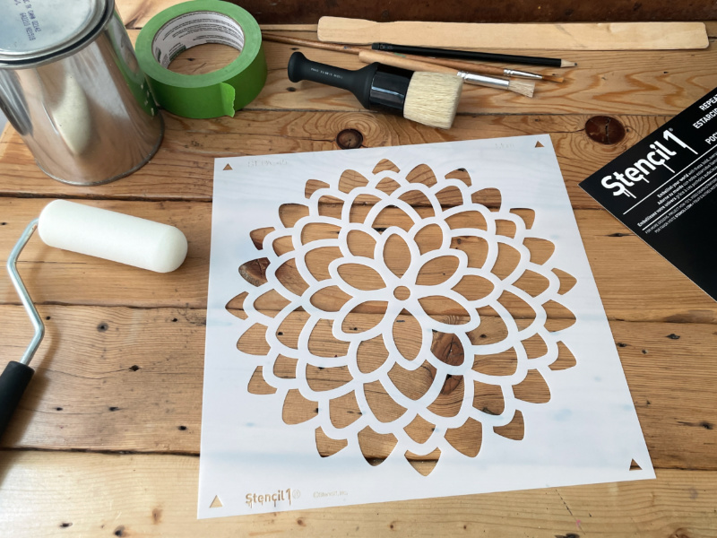 Mum Stencil - Small (5.75"x6") - Image 6