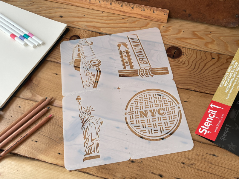 NYC Stencil 4-pack - Image 6
