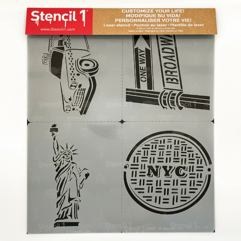 NYC Stencil 4-pack - Image 5