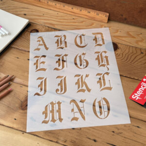 Old English Font Letter Stencils - Image 16