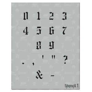 Old English Font Letter Stencils - Image 4