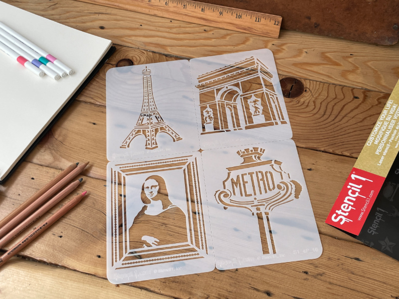 Paris Stencil 4-pack - Image 4