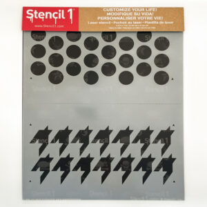 Polka Dots & Houndstooth Patterns Stencil 2-Pack - Image 3