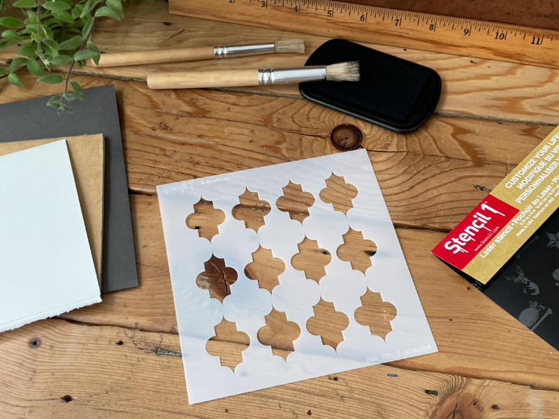 Quatrefoil Stencil Small 2 (5.75"x6") - Image 5