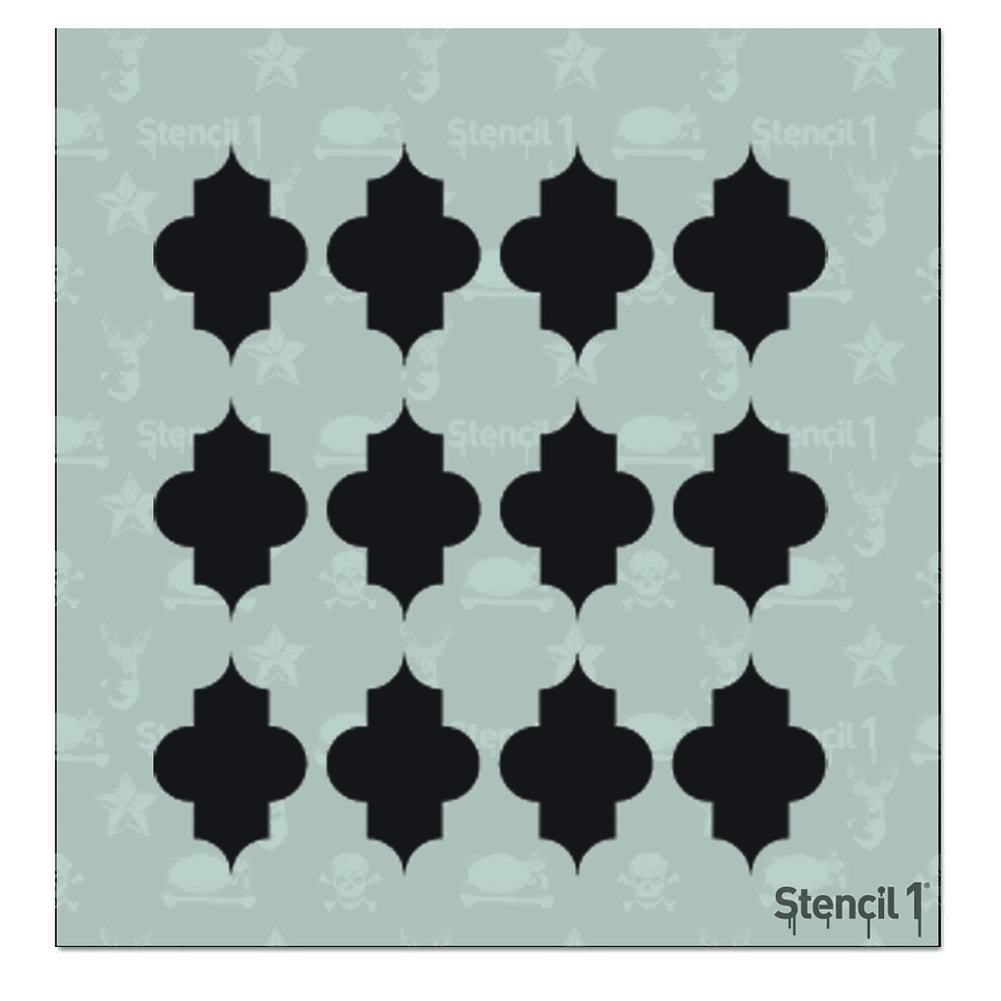 Quatrefoil Stencil Small 2 (5.75"x6")