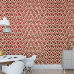 Scallop Repeat Pattern Wall Stencil (11"x11") - Image 3