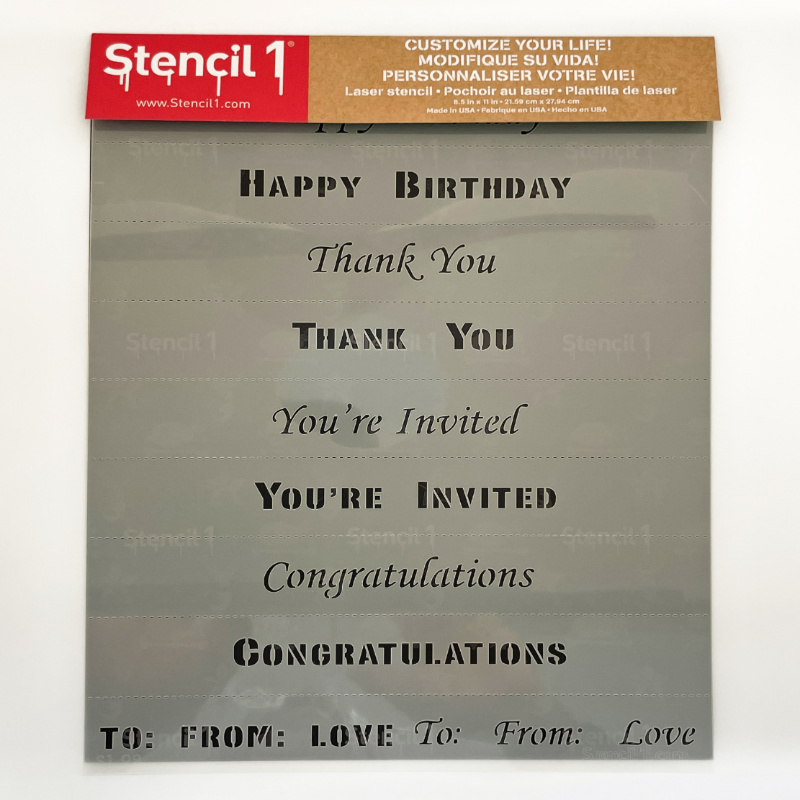 SAYINGS Stencil 8-pack - Image 3