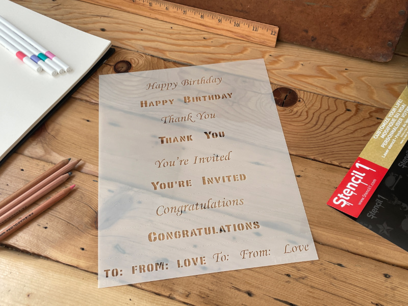 SAYINGS Stencil 8-pack - Image 4