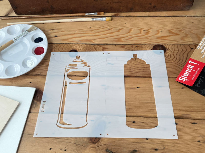 Spraycan Stencil - Two Layers - Image 4