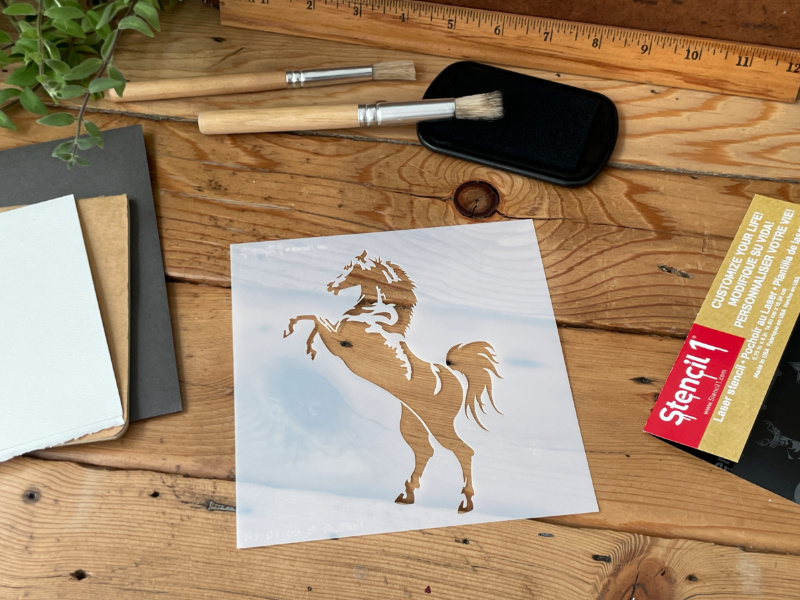 Stallion Stencil - Small - Image 3