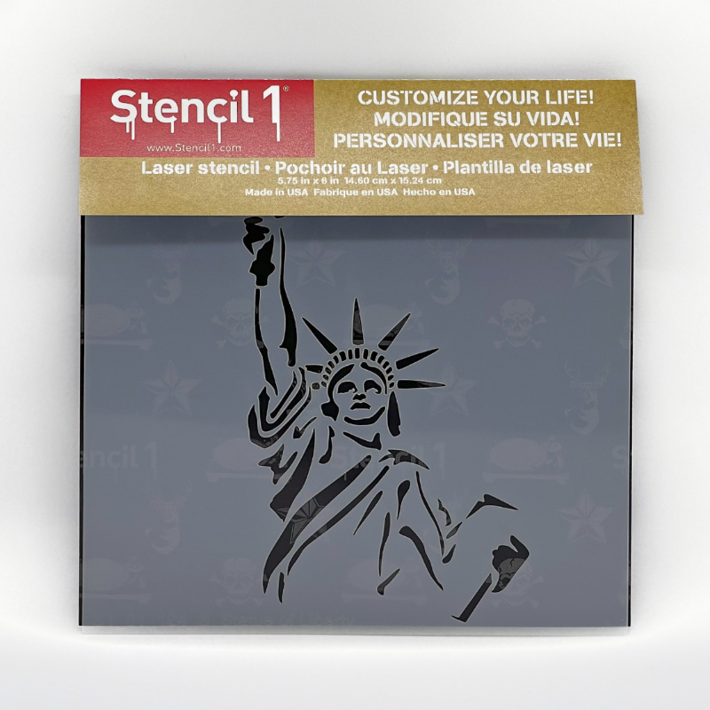 Statue of Liberty Stencil - small (5.75"x6") - Image 3