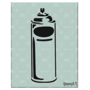 Spraycan Stencil (8.5"x11")