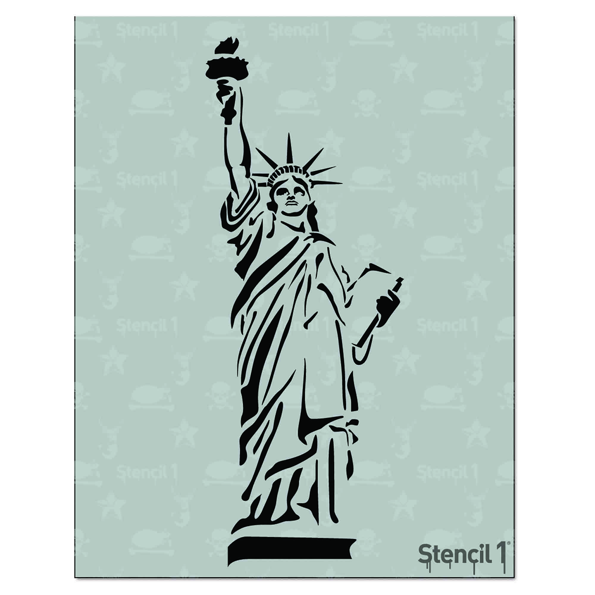 Statue of Liberty Stencil (8.5"x11")
