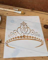 Tiara Stencil (8.5″x11″) | Stencil 1 Tiara Stencil (8.5″x11″) | Stencil 1