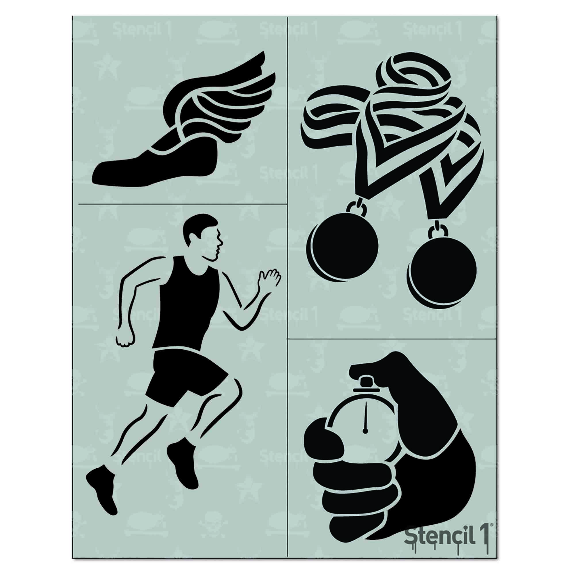 Track Stencil 4-pack