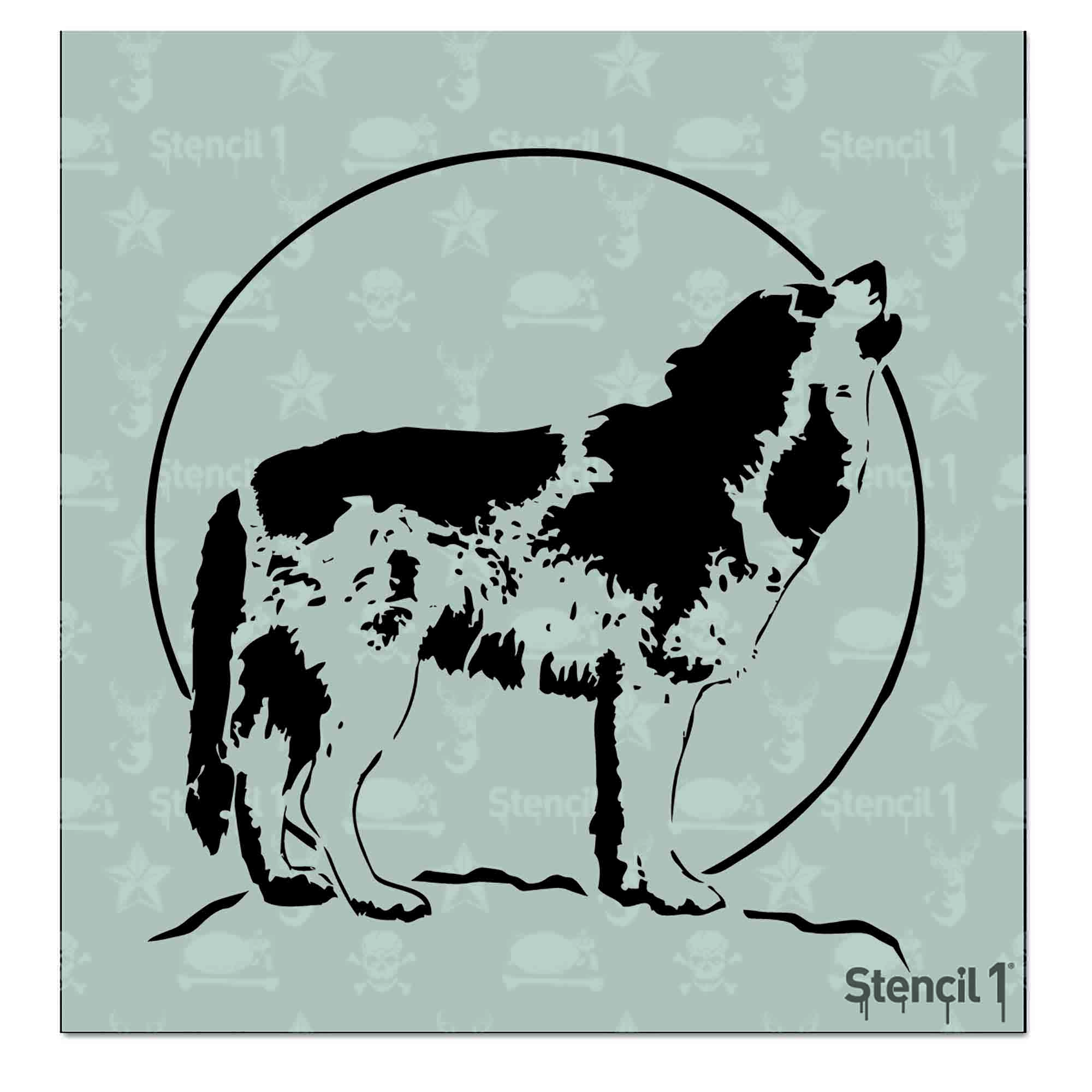 Wolf Stencil - Small