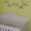 Flowing Banner Stencil baby stencil nursery
