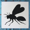 bee side stencil applied