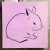 Bunny Stencil applied