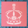 Crown Stencil Applied