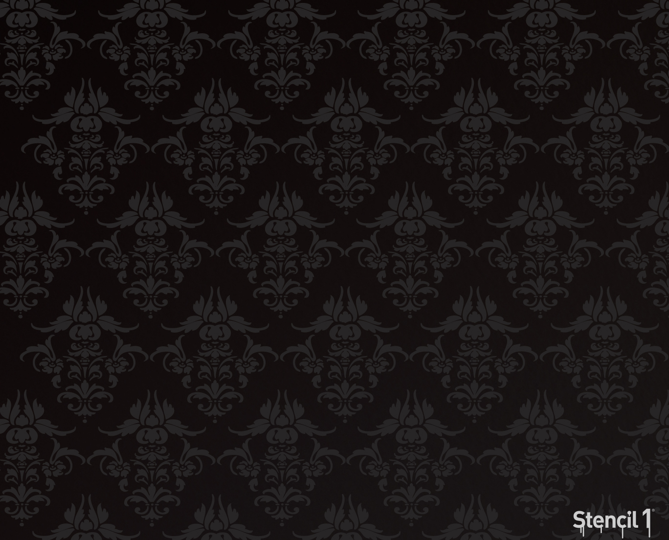Damask Traditional Repeat Pattern Stencil (11
